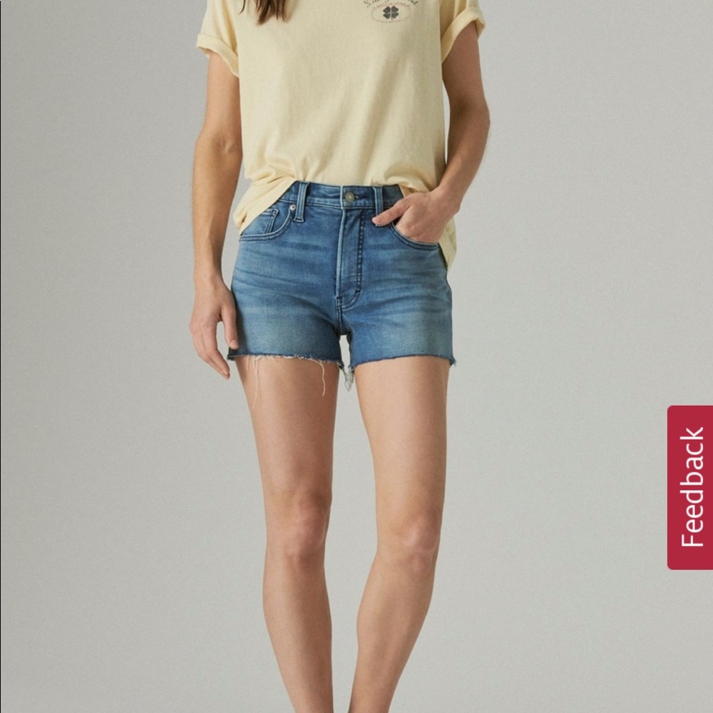 Lucky - curvy denim shorts